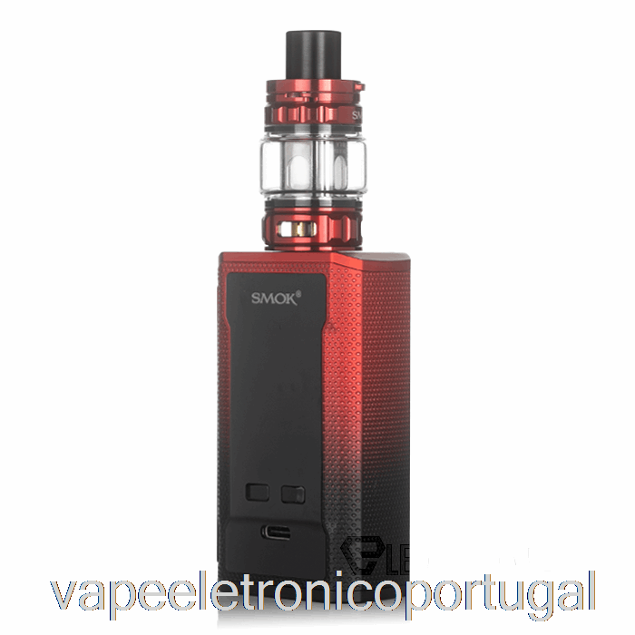 Vape Eletrônico Smok R-kiss 2 200w Starter Kit Preto Vermelho